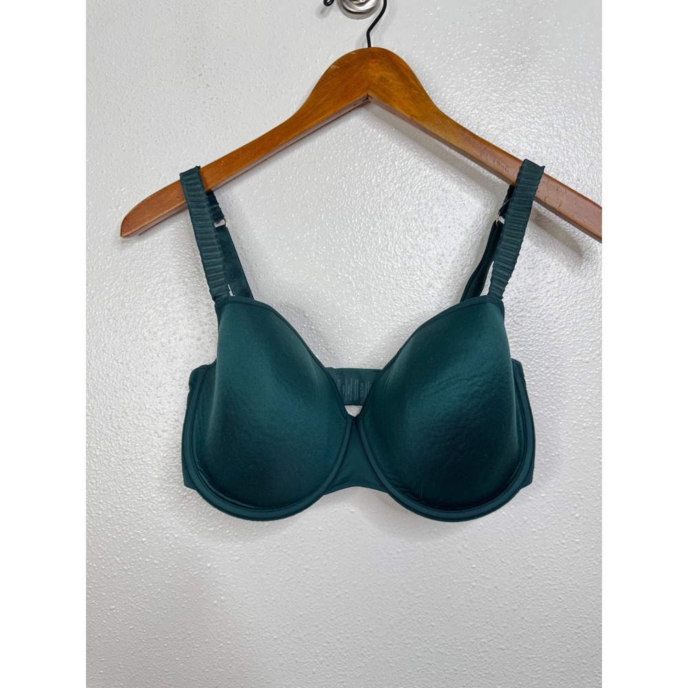 ThirdLove 24/7 Classic T-Shirt Bra Emerald Green Microfiber Underwire 32G